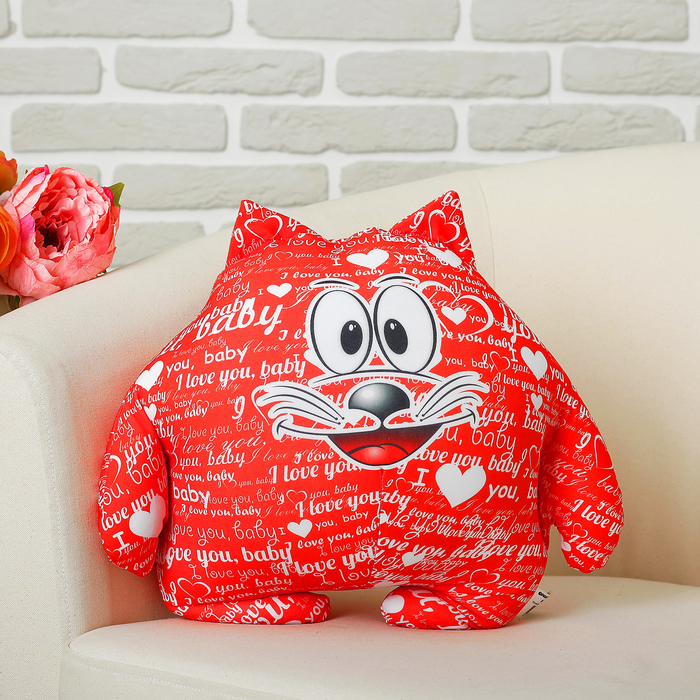 Мягкая игрушка-антистресс "Кот Лаки" 06