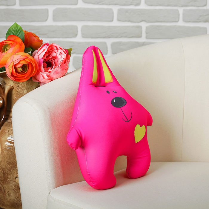 Мягкая игрушка-антистресс "Заяц Милашка" розовый