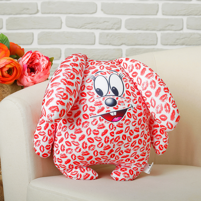 Мягкая игрушка-антистресс "Заяц Лаки" 01