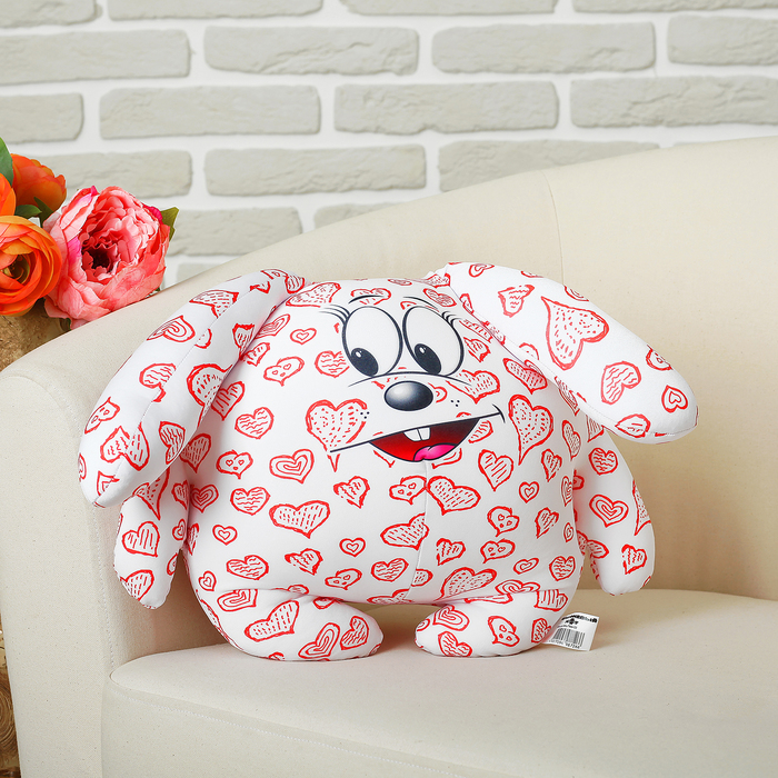 Мягкая игрушка-антистресс "Заяц Лаки" 03