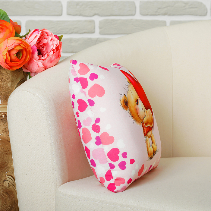 Мягкая подушка-игрушка антистресс "Мишка" 02