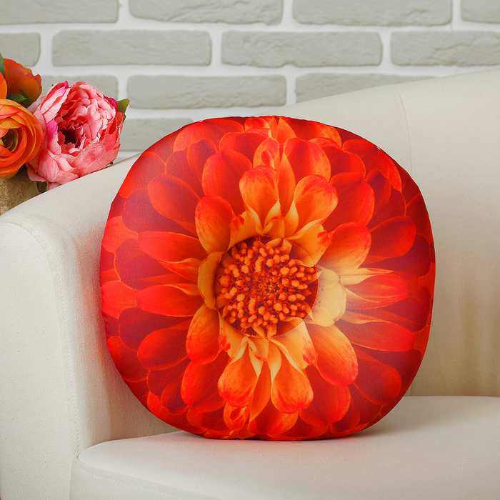 Мягкая подушка-игрушка антистресс "Цветы" 01