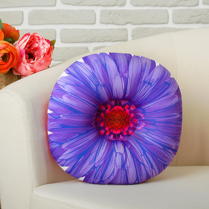 Мягкая подушка-игрушка антистресс "Цветы" 08