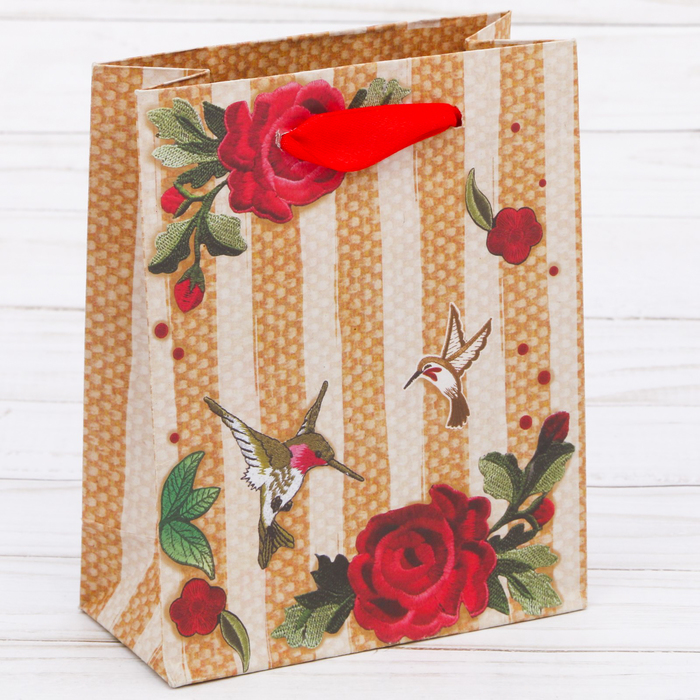 Пакет крафтовый вертикальный «Ты прекрасна!», S 11 × 14 × 5,5 см