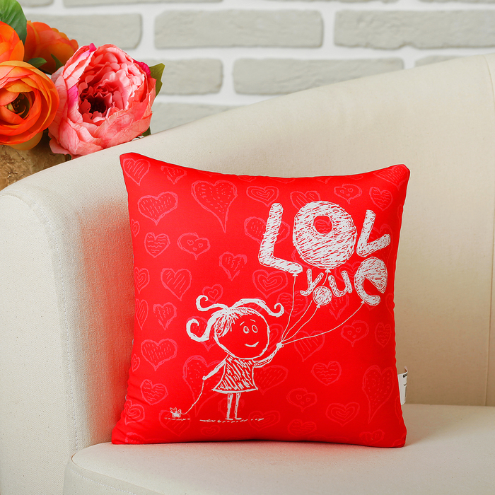 Мягкая подушка-игрушка антистресс "Любовь" 17