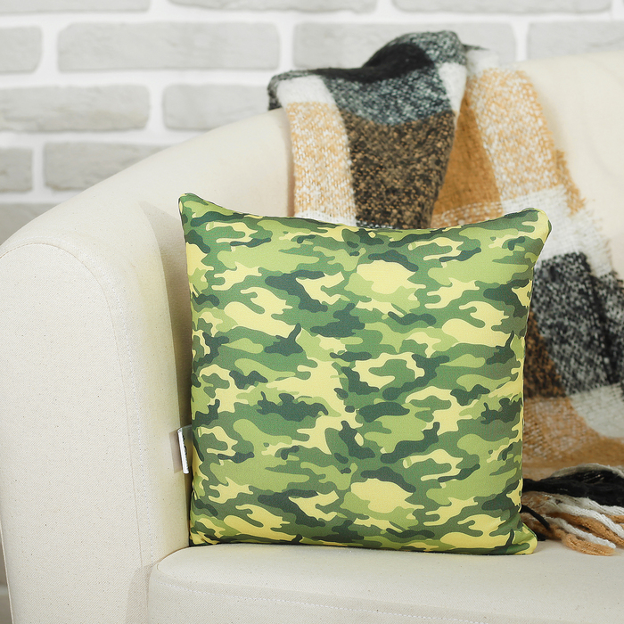 Мягкая подушка-игрушка антистресс "Танк" 01