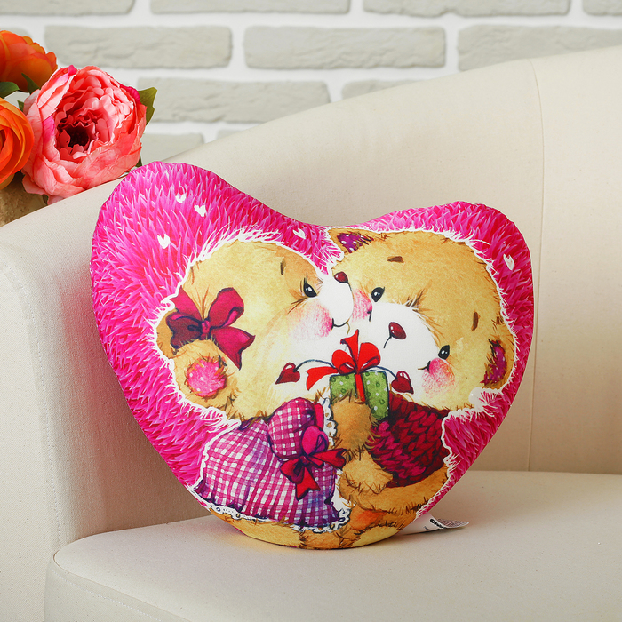 Мягкая игрушка-подушка антистресс "Моё сердечко" 01