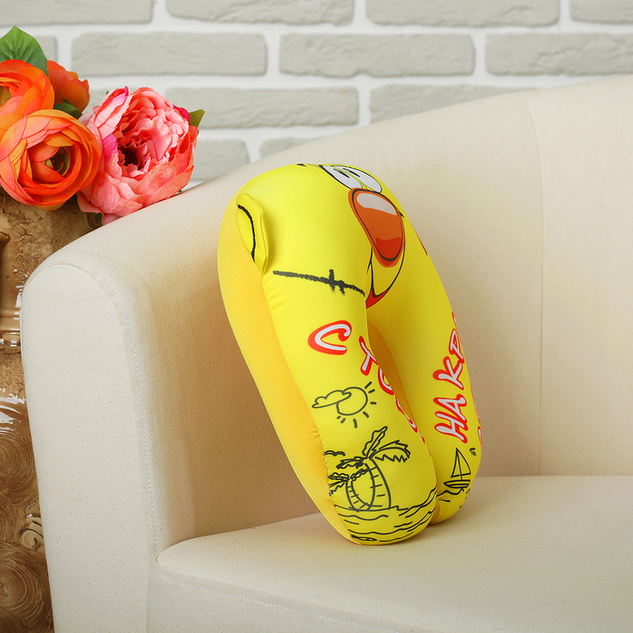 Мягкая игрушка-антистресс подголовник "Добряк" 10