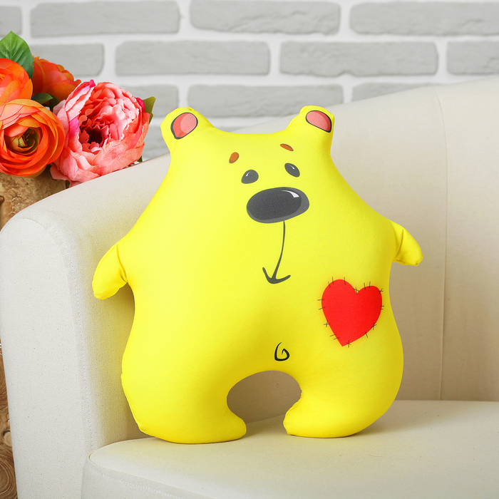 Мягкая игрушка-антистресс "Медведь Милашка", жёлтый