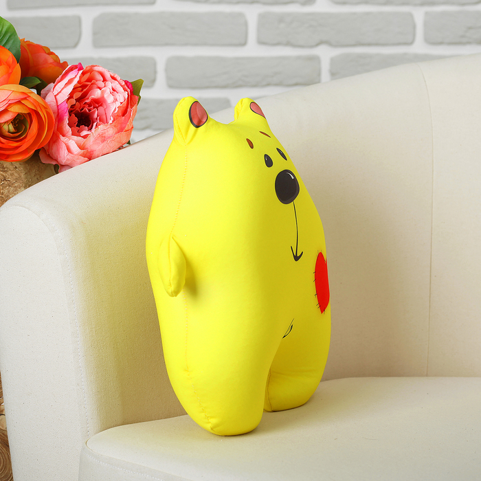 Мягкая игрушка-антистресс "Медведь Милашка", жёлтый