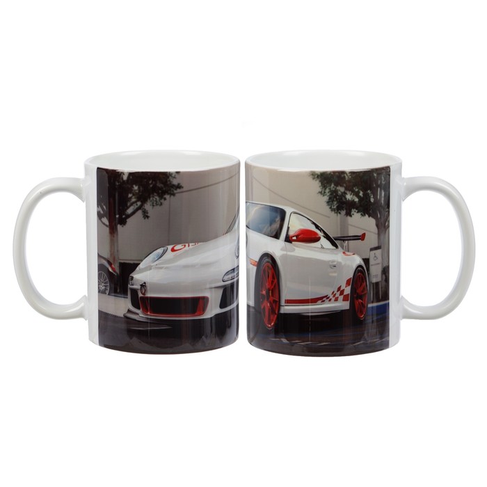 Кружка "Спортивный авто", полноразмерная печать, c нанесением