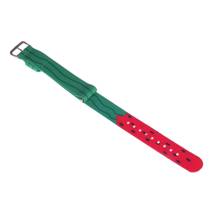 Ремешок для часов, текстиль, 20мм, Арбузик