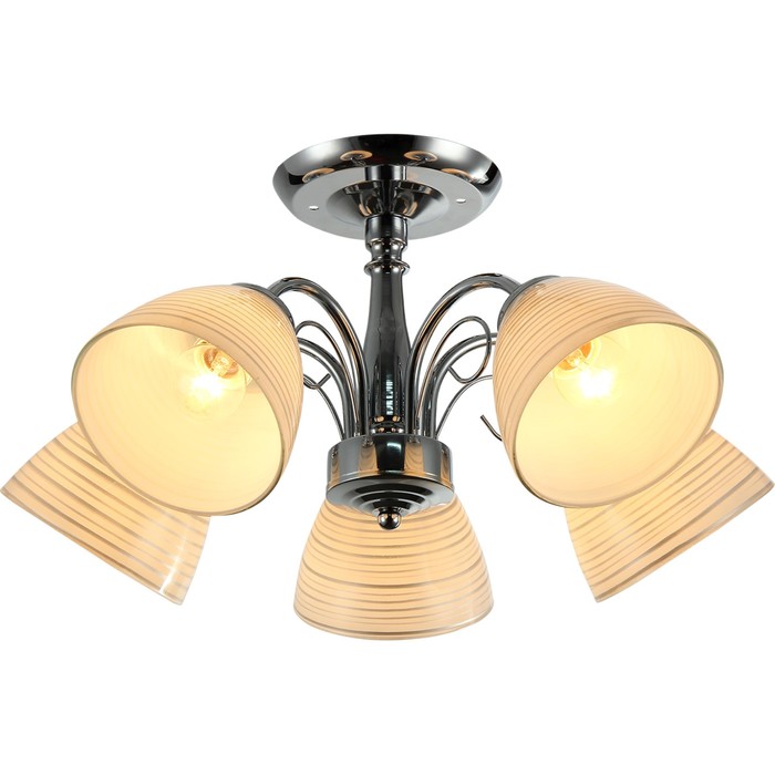 Люстра "Сара" 5 ламп E27 60Вт хром