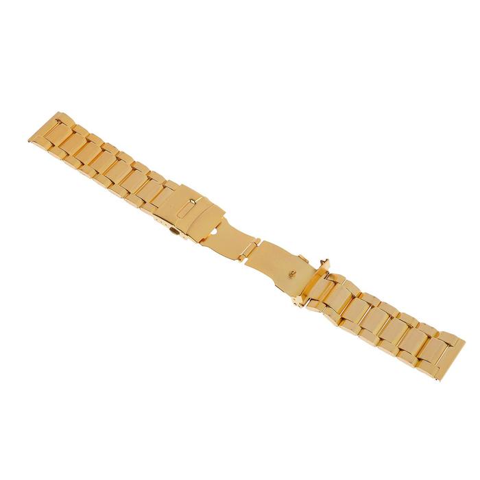 Ремешок для часов, золотистый, присоед., металл 24мм