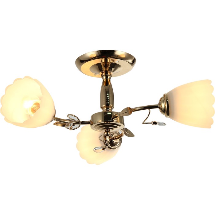 Люстра "Селена" 3 лампы E27 60Вт золото