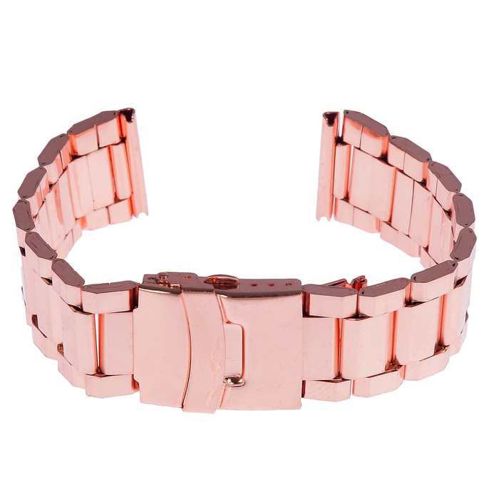 Ремешок для часов, розовое золото, присоед., металл 24мм