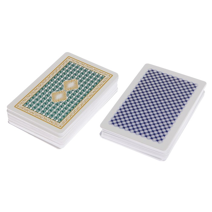 карты игральные пластик в пласт. коробке, 30мкр, микс