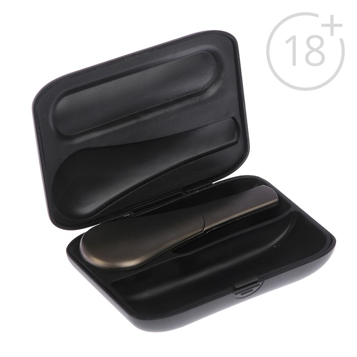 Трубка-футляр для хранения табака, алюминий, микс, 10х7.5 см