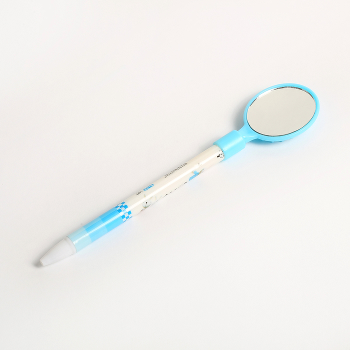 Ручка шариковая-прикол Расческа-зеркальце МИКС