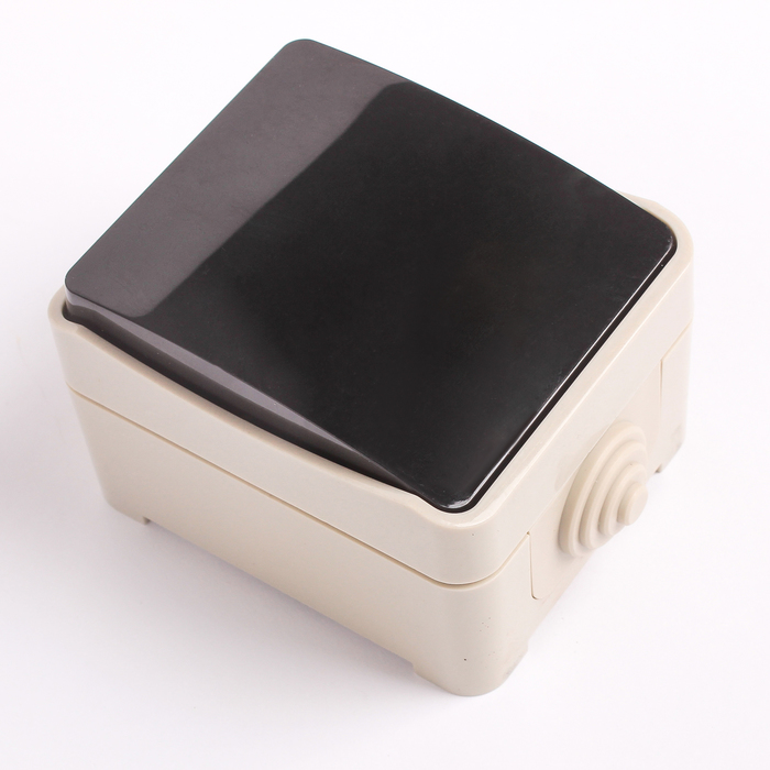 Выключатель Smartbuy "Сатурн", 16 A , 1 клавиша, IP54, белый