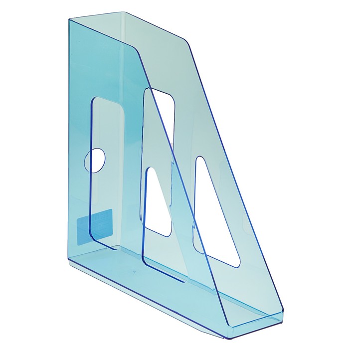 Лоток для бумаг вертикальный "Актив", синий INDIGO