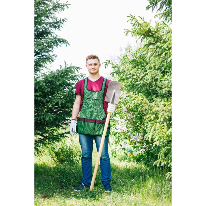 Лопата штыковая, рельсовая сталь, ЛКС 1, с пропитанным деревянным черенком, "Экспорт"