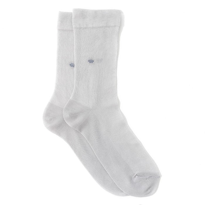 Носки мужские в сетку С284(С) цвет светло-серый, р-р 25