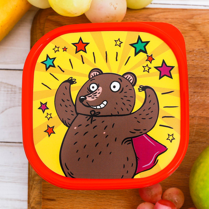 Ланч-бокс "Обед супер героя", 400 мл