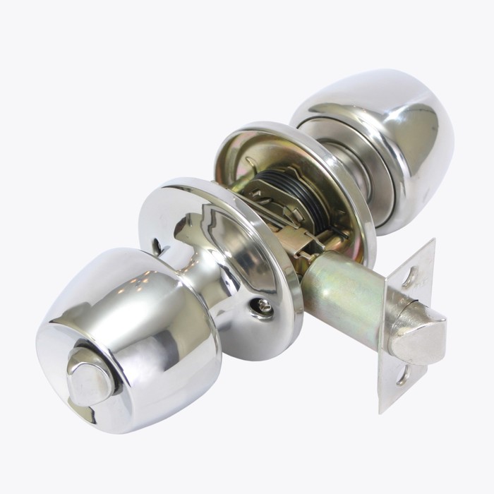 Ручка-защёлка АЛЛЮР 5564 CP, с ключом, с фиксатором, цвет хром