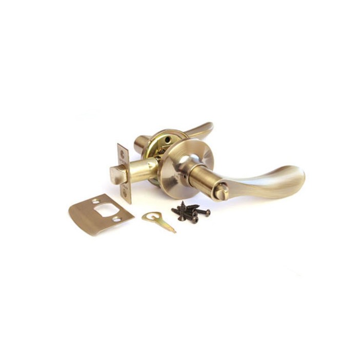 Ручка-защёлка APECS 0891-03-АВ, с фиксатором, цвет бронза