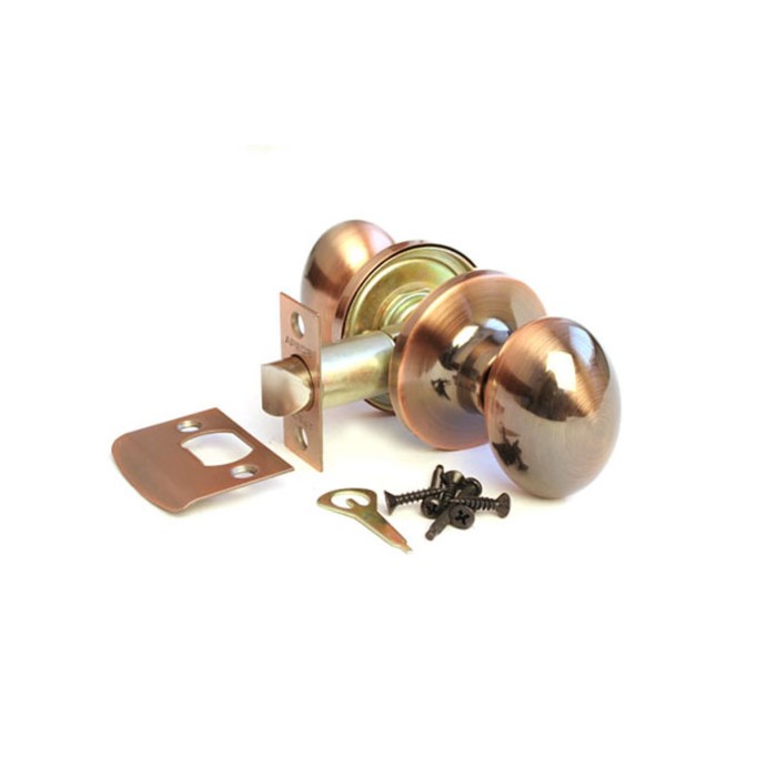 Ручка-защёлка APECS 6093-05-AC, пустая, цвет медь