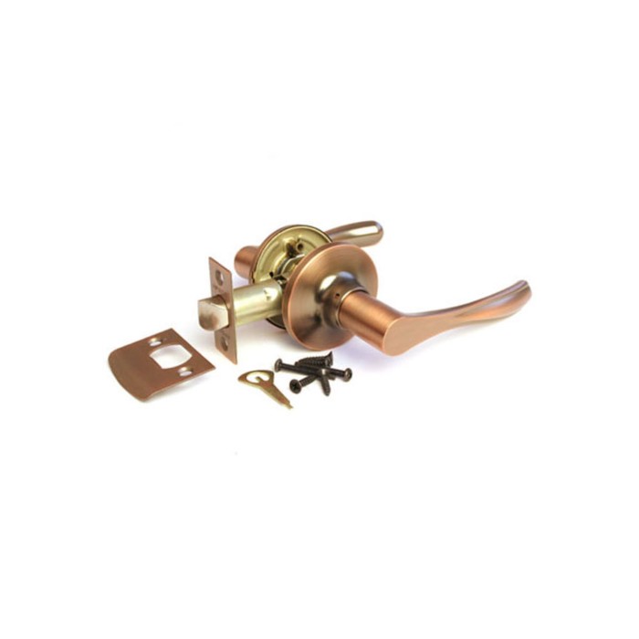 Ручка-защёлка APECS 8010-05-АСМ, пустая, цвет матовая медь