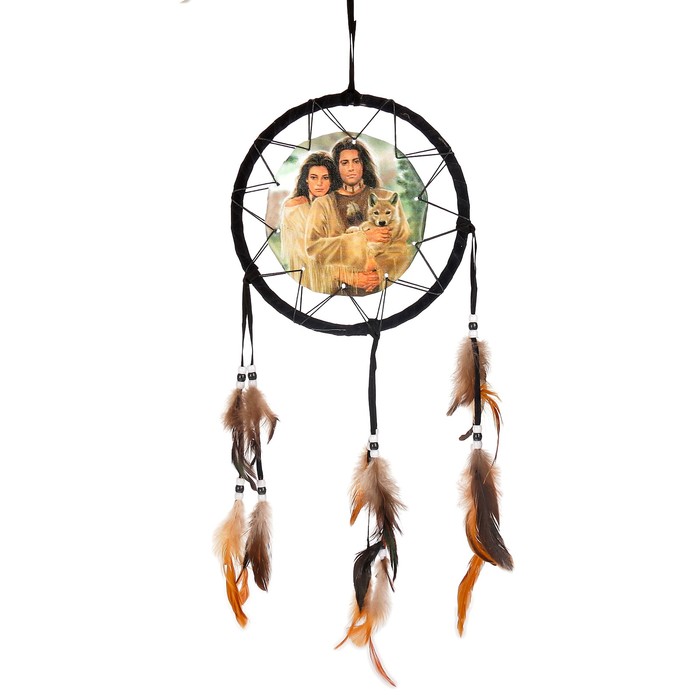 Ловец снов 504 "Единение с природой" d=20 см