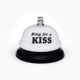 Звонок настольный "Ring for a kiss", 7.5х7.5х6.5 см