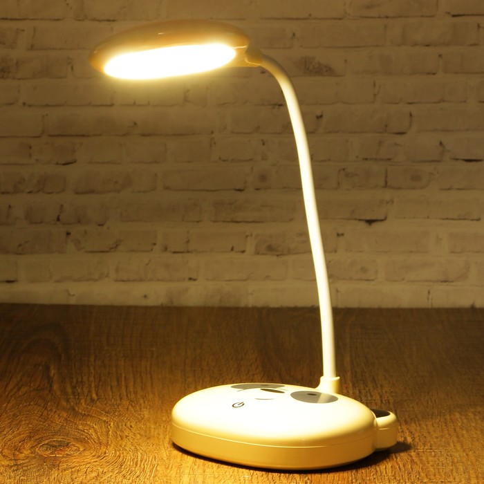 Лампа настольная сенсор 3 режима 2W LEDх18 USB "Мордочка" МИКС 36х12х10 см