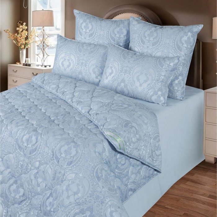 Одеяло зимнее 172*205, ОБТ-17, бамбуковое волокно, ткань тик, п/э