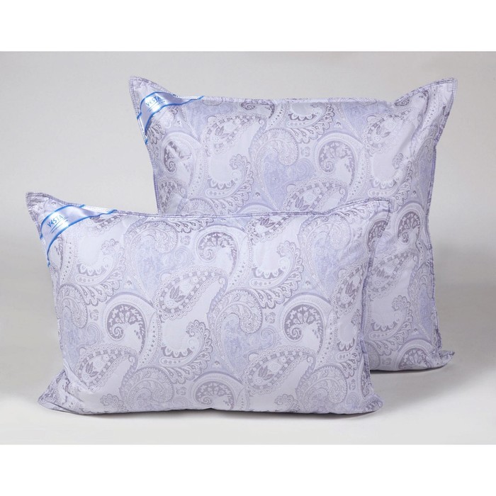 Подушка стёганная 70х70 см, ПЛТ70, иск. лебяжий пух, ткань тик, п/э