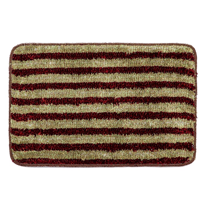Коврик для ванной "Полосы" 40х60 см, цвет МИКС