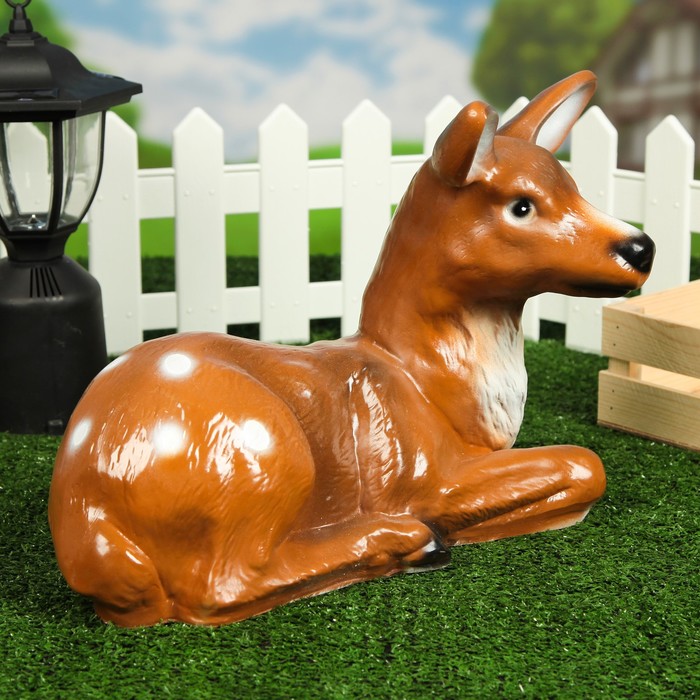 Садовая фигура "Оленёнок лежащий"