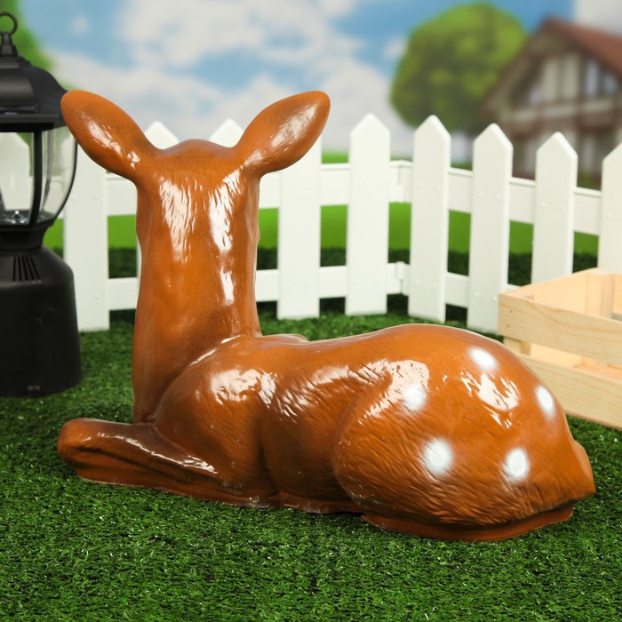 Садовая фигура "Оленёнок лежащий"