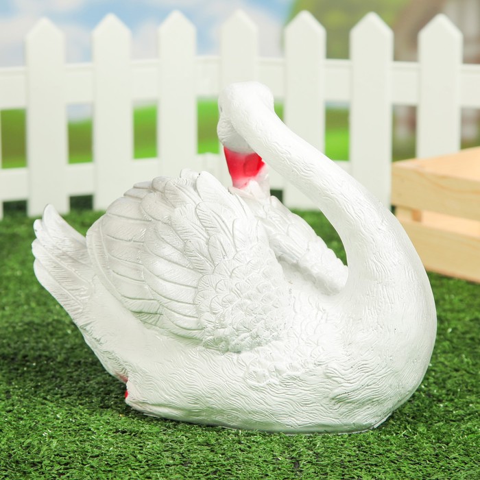 Садовая фигура "Лебедь белый"