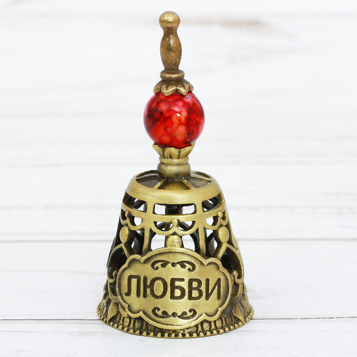 Колокольчик с акриловым элементом "Любви"
