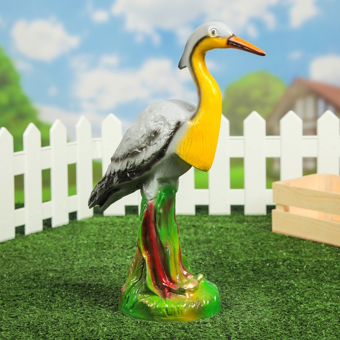 Садовая фигура "Цапля малая"