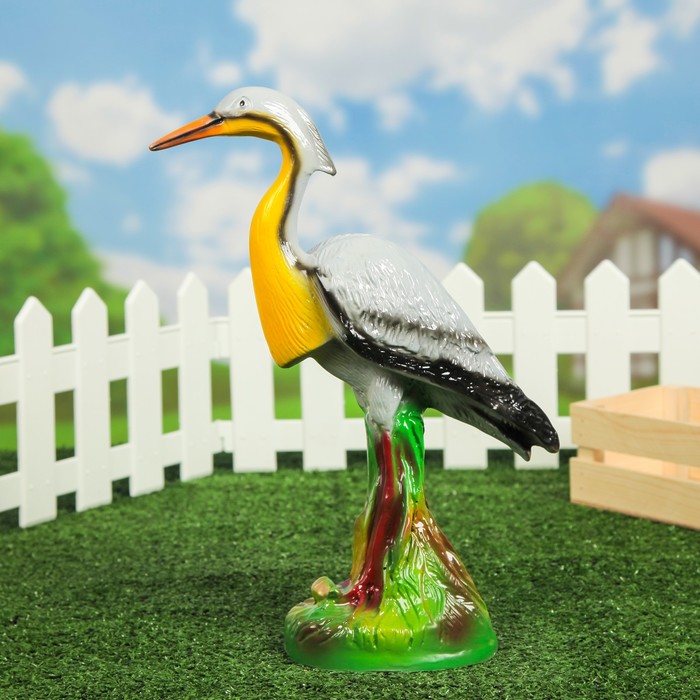 Садовая фигура "Цапля малая"