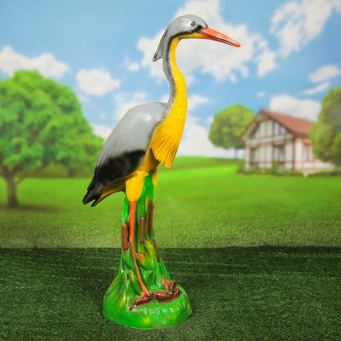 Садовая фигура "Цапля большая", 88 см
