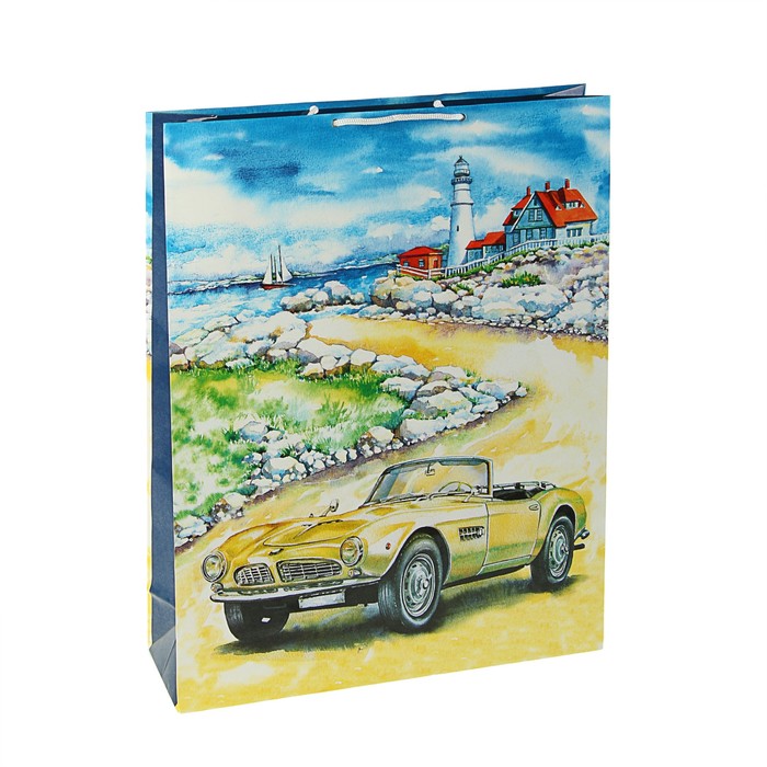 Пакет подарочный "Лето", 14,5 х 11,5 х 6,5 см