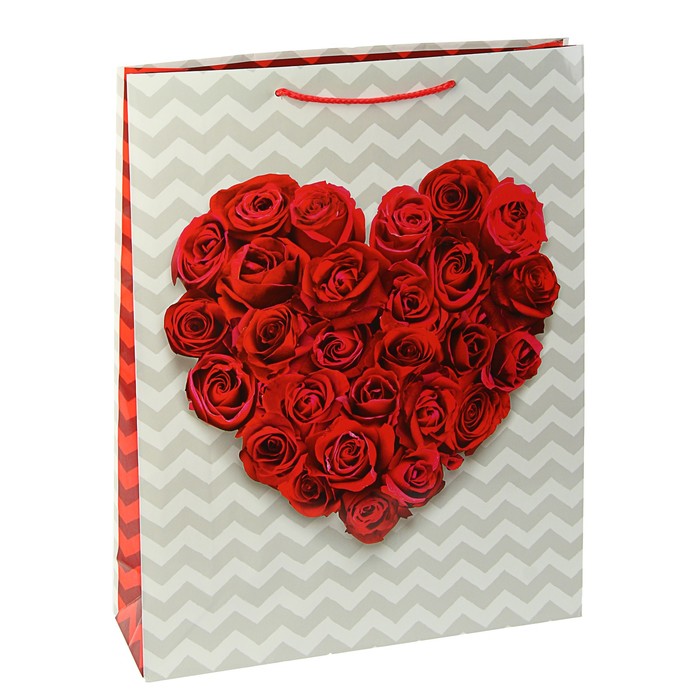 Пакет подарочный "Пристрастие", 24 х 20,3 х 11,5 см