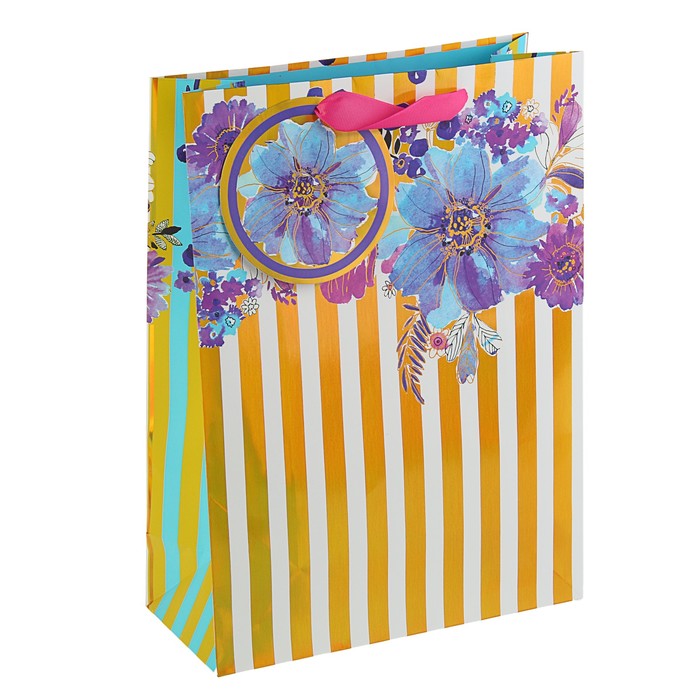 Пакет подарочный "Колорит" люкс, 32 х 26,4 х 12 см