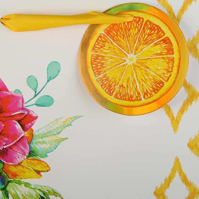 Пакет подарочный "Солнечный день" люкс, 32 х 26,4 х 12 см