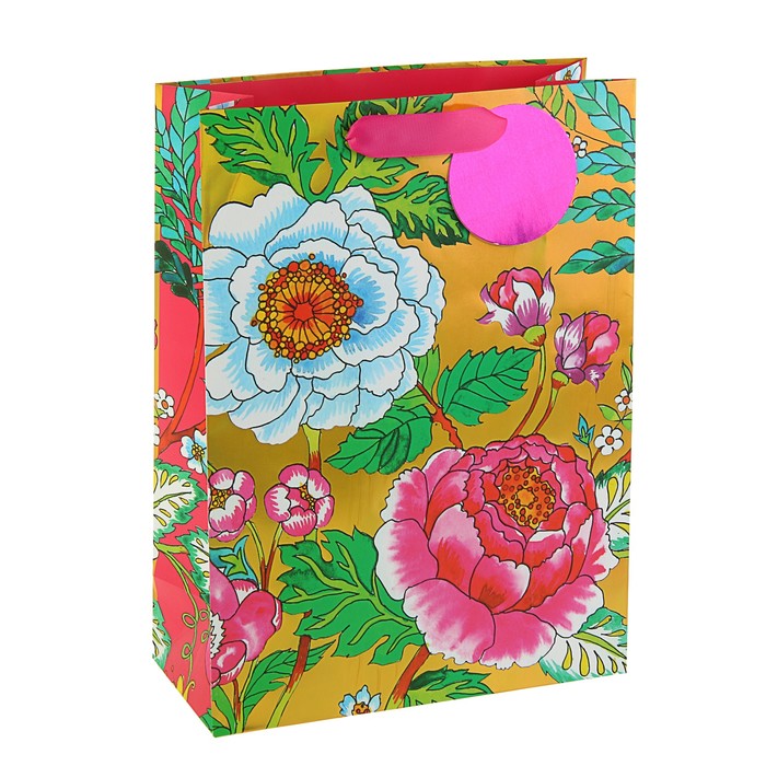 Пакет подарочный "Комплимент" люкс, 32 х 26,4 х 12 см